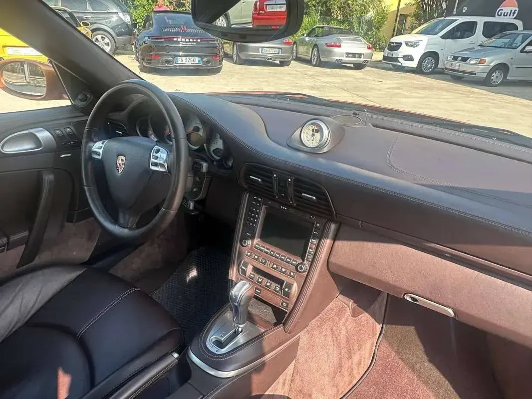 Usata Porsche 997 Sport 551 CV (405 kW) 2008 Arancione Cabrio