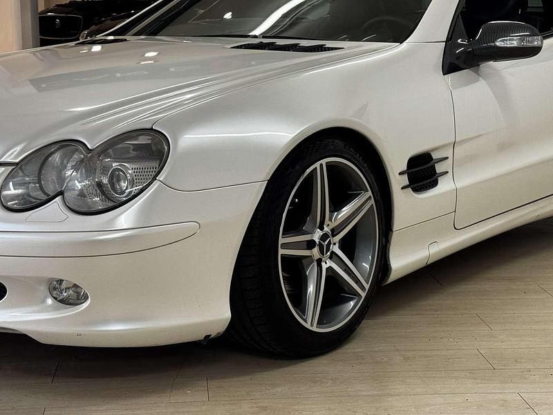 Usata Mercedes SL350 AMG 245 CV (180 kW) 2003 Bianco Cabrio