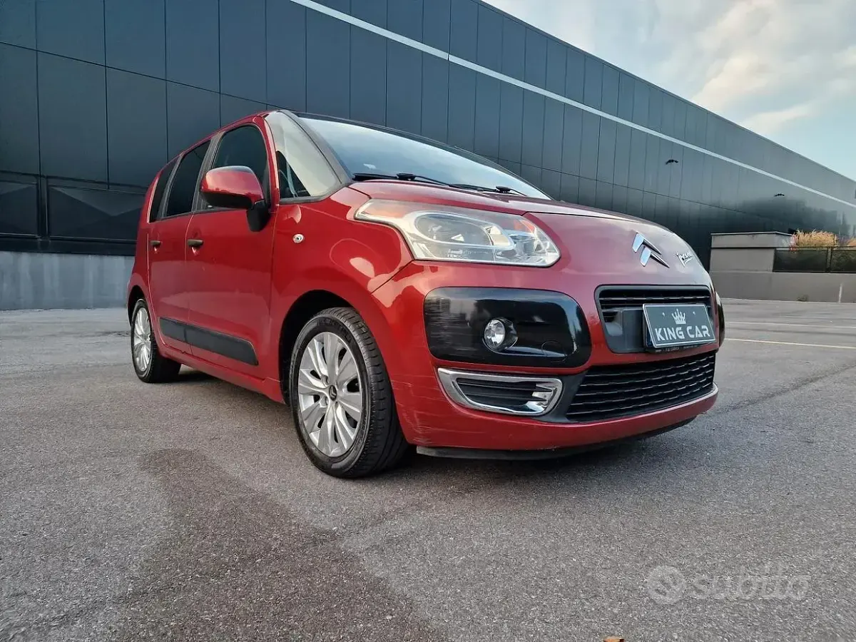 Usata Citroën C3 Picasso Exclusive 95 CV (69 kW) 2010 Rosso Monovolume