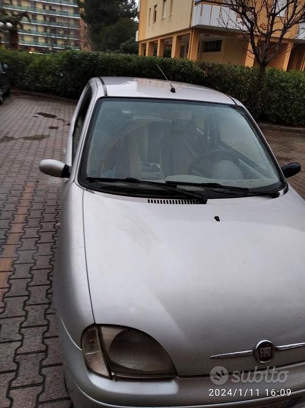 Usata Fiat Seicento Anniversary 54 CV (39 kW) 2008 Grigio Utilitaria