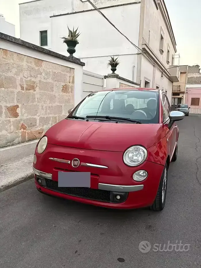 Usata Fiat 500 69 CV (50 kW) 2013 Rosso Berlina