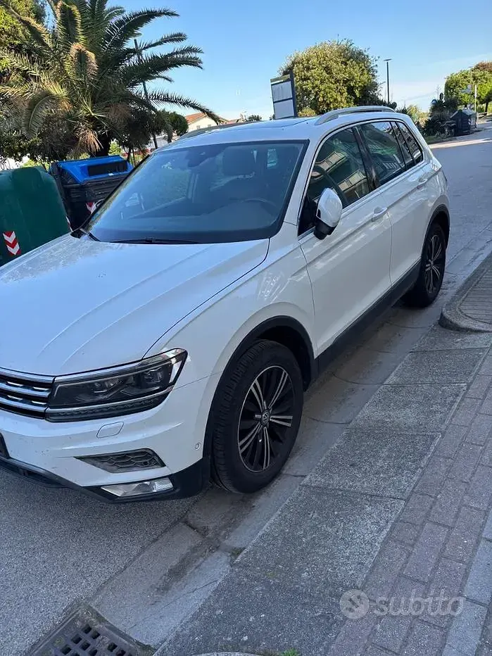 Usata VW Tiguan 150 CV (110 kW) 2016 Bianco SUV
