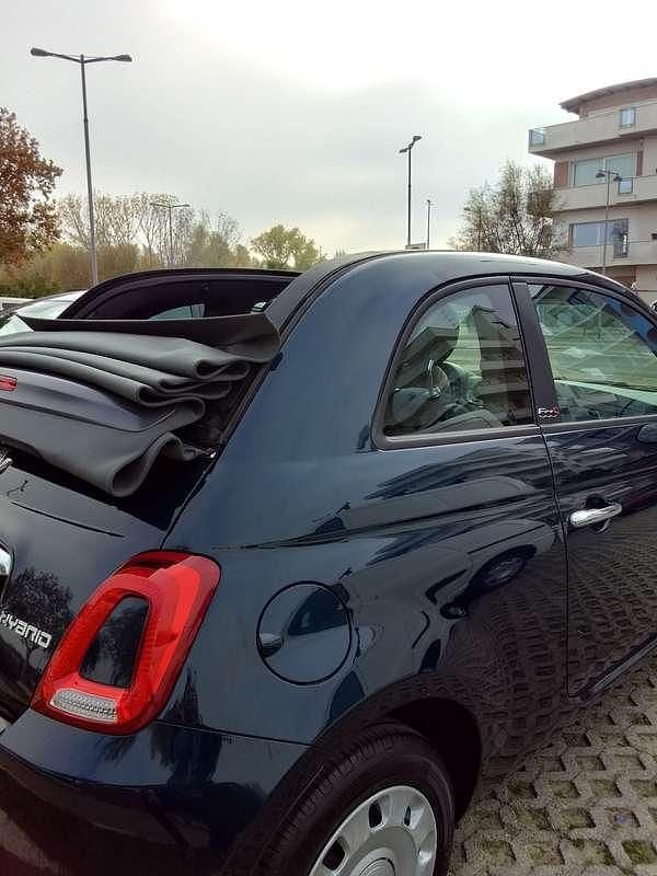 Usata Fiat 500C 69 CV (50 kW) 2021 Blu/azzurro Cabrio