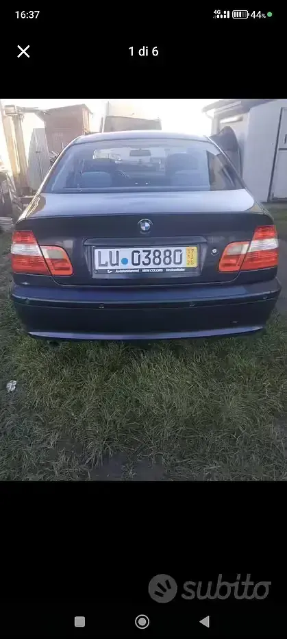 Usata BMW 318 143 CV (105 kW) 2002 Bluazzurro Berlina