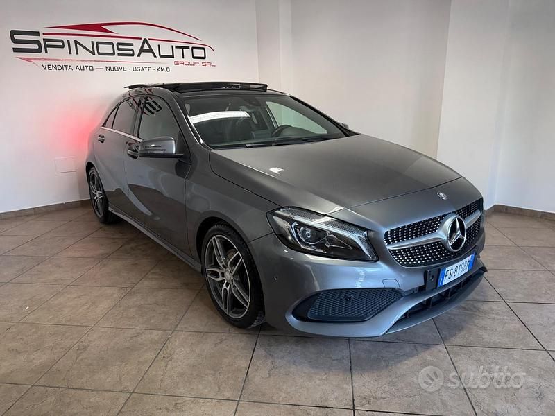 Usata Mercedes A180 Premium 109 CV (80 kW) 2018 Grigio Berlina