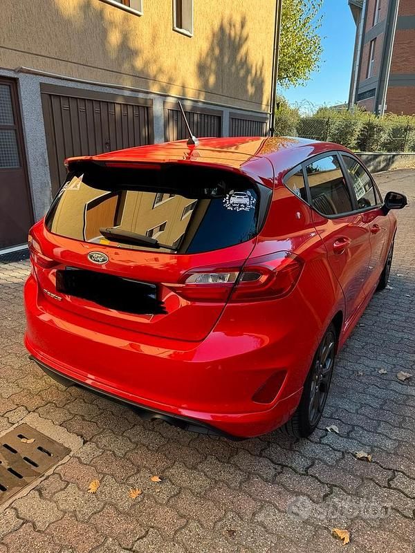 Usata Ford Fiesta ST-Line 86 CV (63 kW) 2019 Rosso Berlina