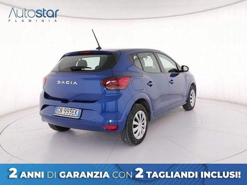 Usata Dacia Sandero Expression 101 CV (74 kW) 2023 Blu Utilitaria