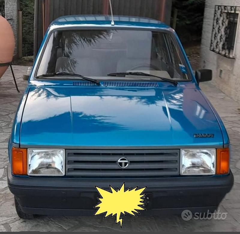 Usata Talbot Samba 1982 Blu Berlina