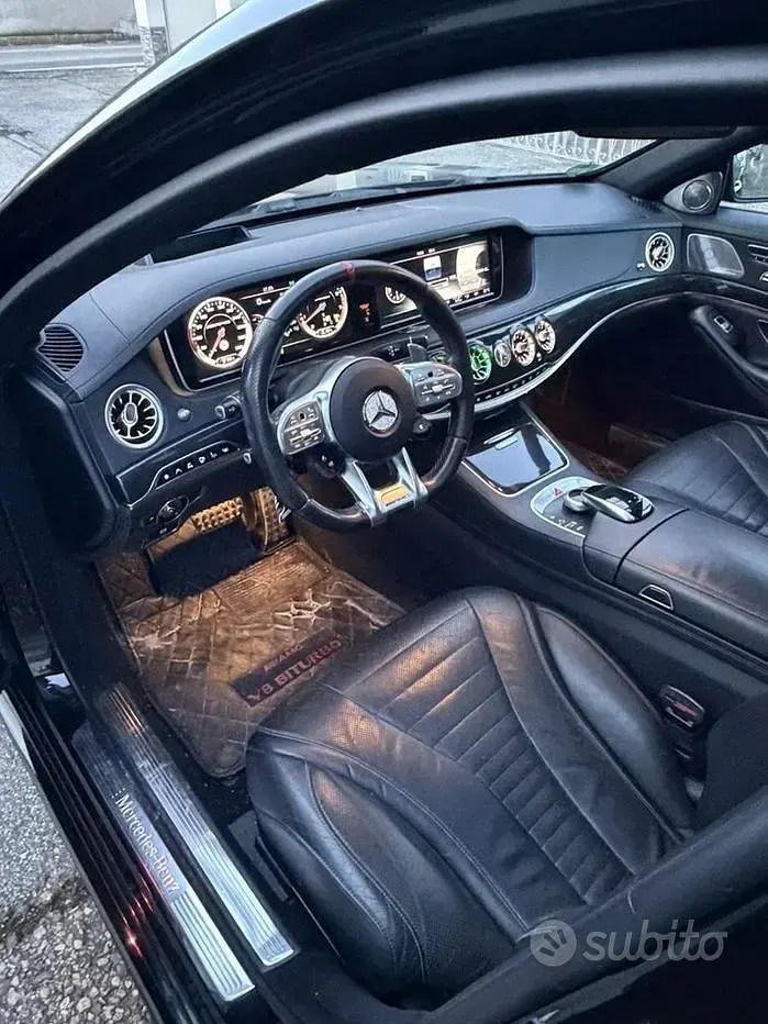 Usata Mercedes S63 AMG 455 CV (334 kW) 2018 Nero Berlina