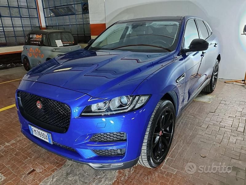 Occasion Jaguar F-Pace Portfolio 241 ch (177 kW) 2017 Bleue SUV