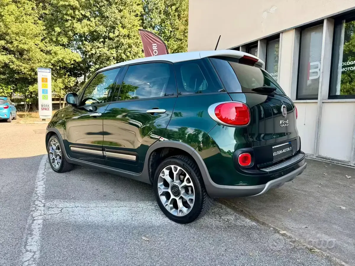 Usata Fiat 500L Trekking 105 CV (77 kW) 2015 Verde Monovolume