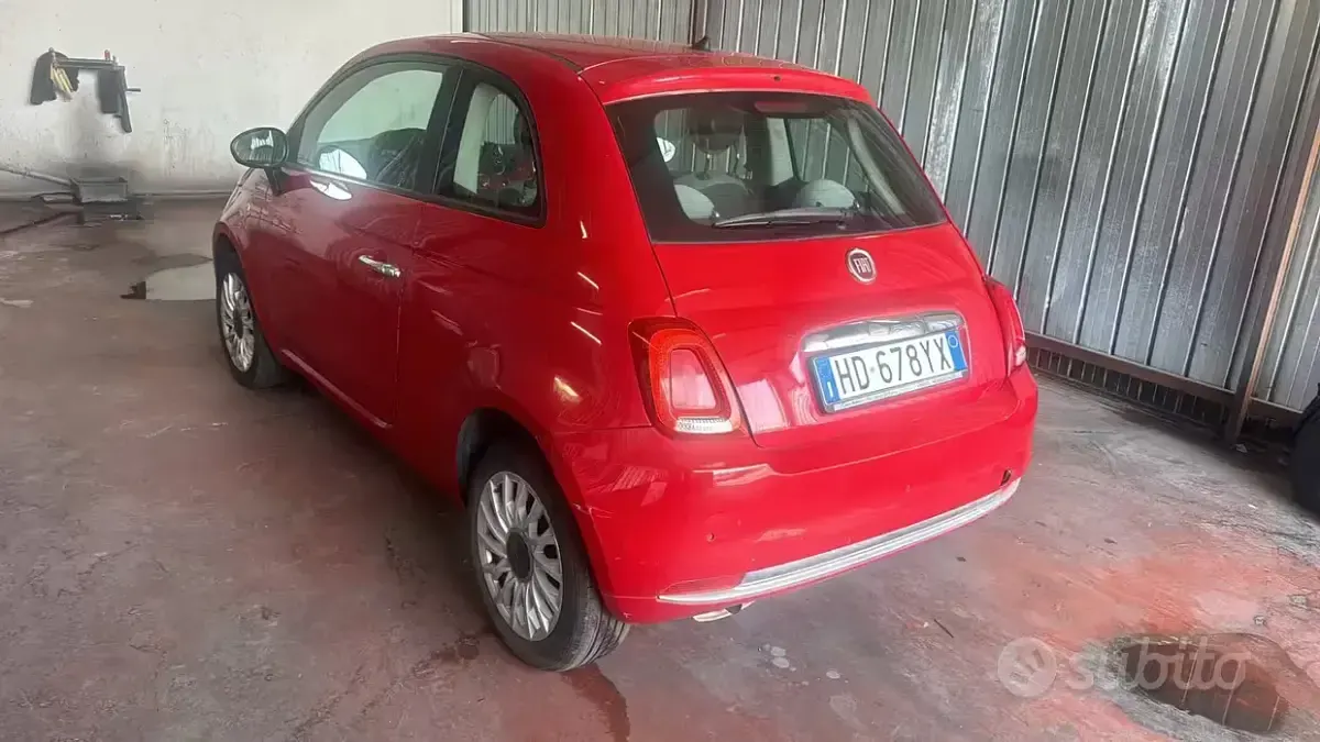 Usata Fiat 500 Lounge 69 CV (50 kW) 2018 Rosso Berlina