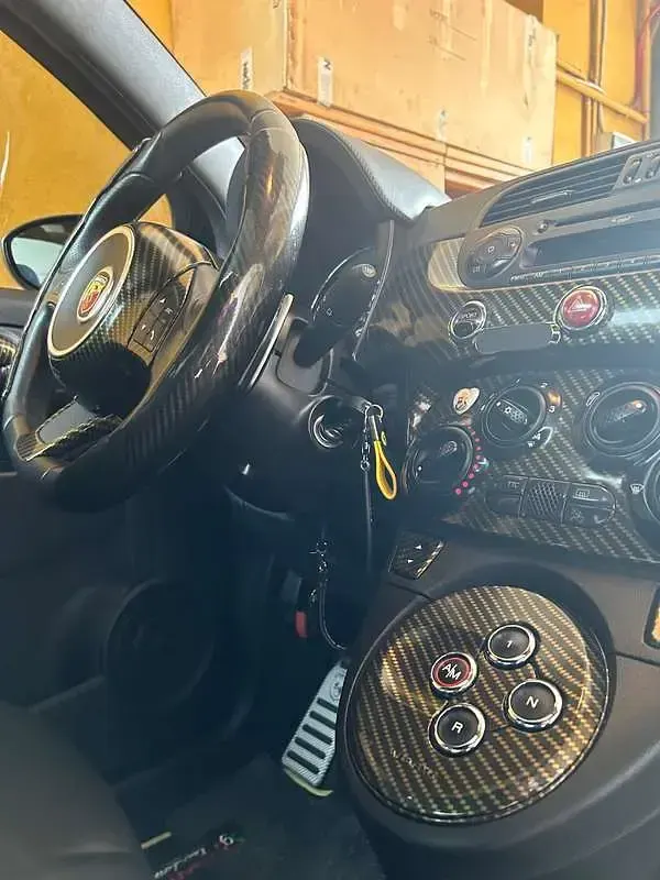 Usata Abarth 595 Custom 179 CV (131 kW) 2015 Nero Utilitaria