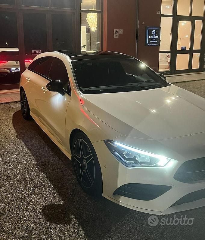 Usata Mercedes CLA200 AMG 150 CV (110 kW) 2019 Bianco Station wagon