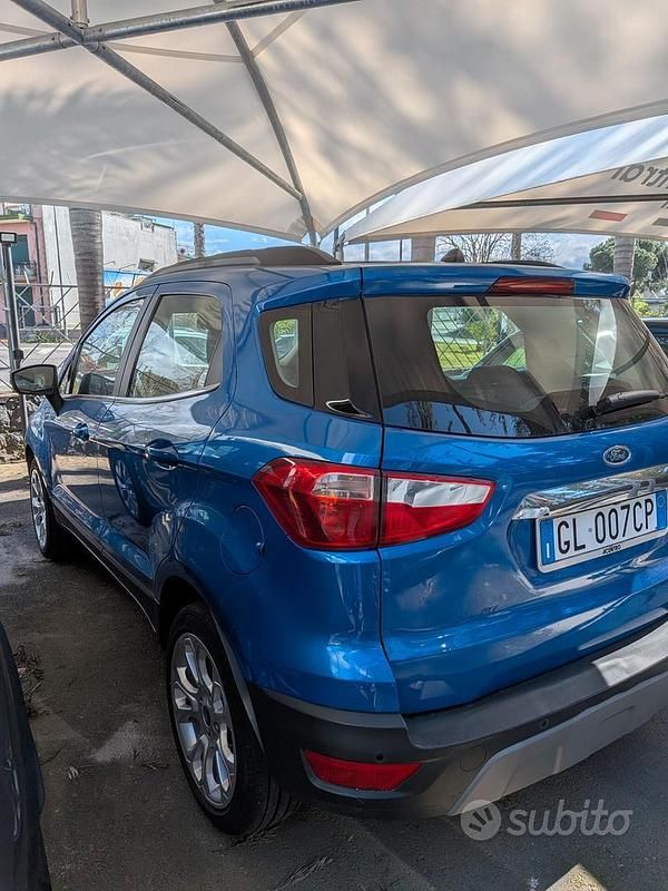 Usata Ford Ecosport Titanium 125 CV (91 kW) 2022 Blu SUV