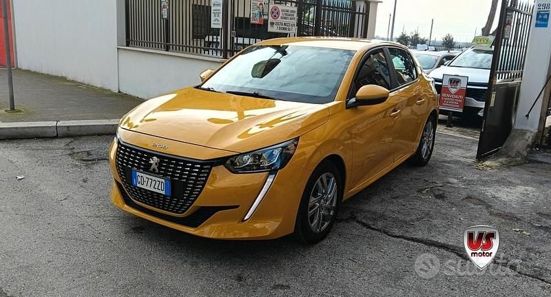 Usata Peugeot 208 Active 75 CV (55 kW) 2021 Giallo Utilitaria