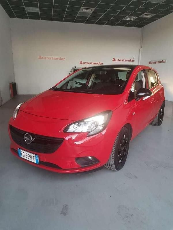 Rosso Usata 2016 Opel Corsa Tre volumi | 8900 € (Buon prezzo) - Immagine 1/4