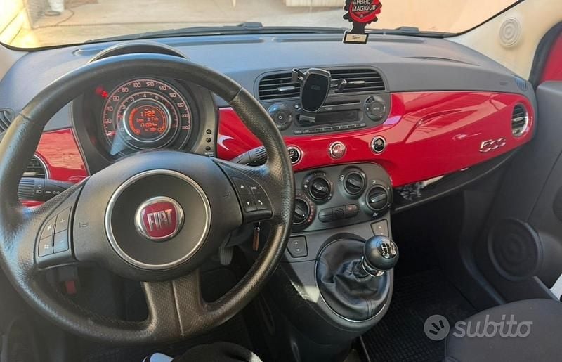 Usata Fiat 500 2008 Rosso Berlina