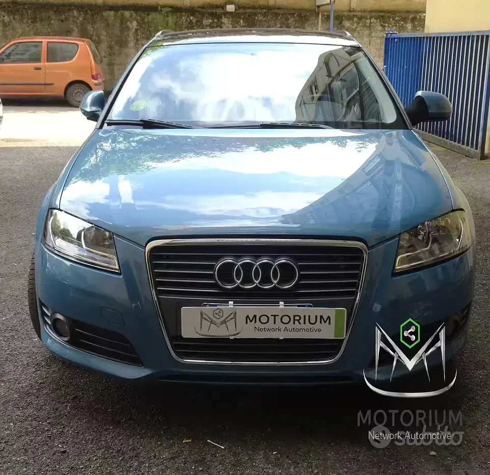 Usata Audi A3 S-Line 125 CV (91 kW) 2009 Blu Utilitaria