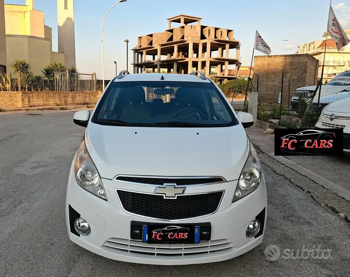 Usata Chevrolet Spark LS 68 CV (50 kW) 2010 Bianco Utilitaria