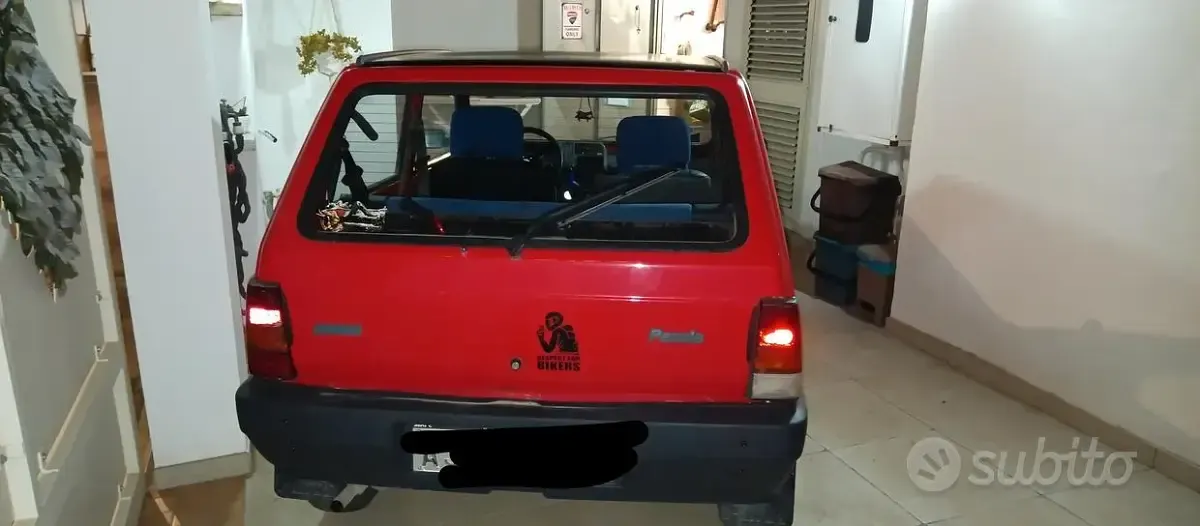 Usata Fiat Panda 1995 Rosso Utilitaria