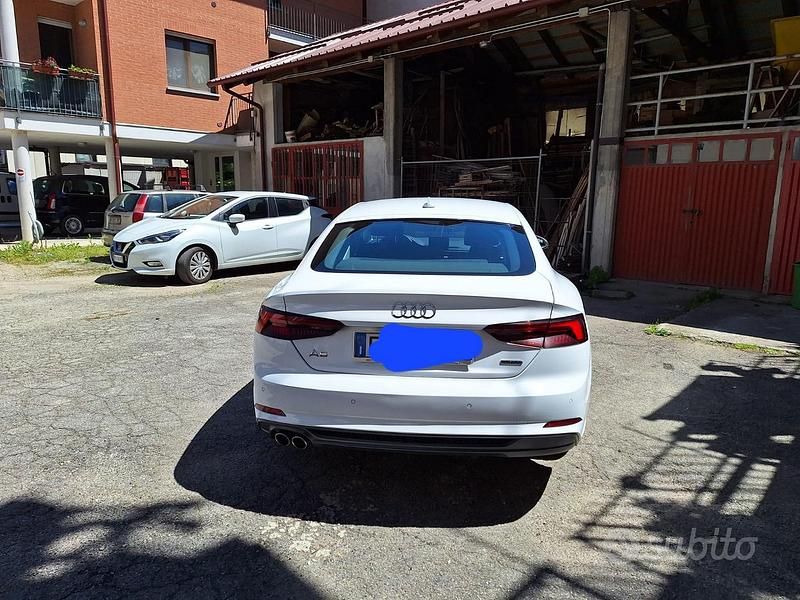 Usata Audi A5 S-Line 190 CV (139 kW) 2019 Bianco Coupé