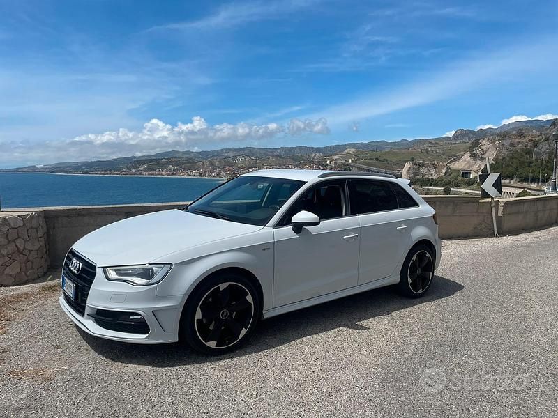 Usata Audi A3 2014 Bianco Berlina