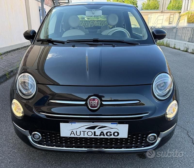 Usata Fiat 500 Lounge 85 CV (62 kW) 2018 Nero Berlina