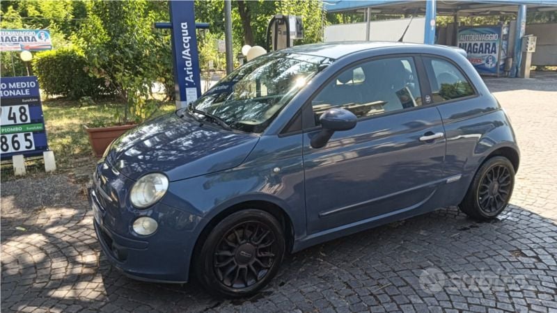 Usata Fiat 500 85 CV (62 kW) 2011 Blu Utilitaria