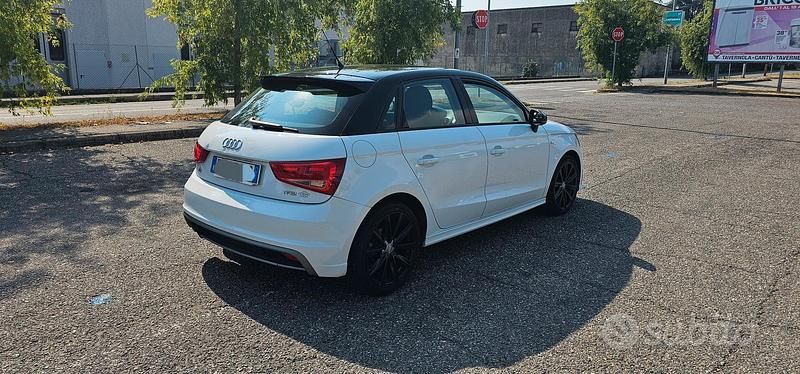 Usata Audi A1 Sportback S-Line 86 CV (63 kW) 2015 Bianco Utilitaria