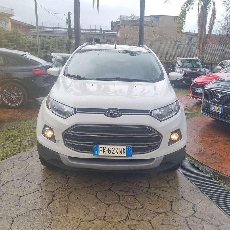 Bianco Usata 2017 Ford Ecosport Titanium SUV | 8999 € (Buon prezzo) - Immagine 1/4