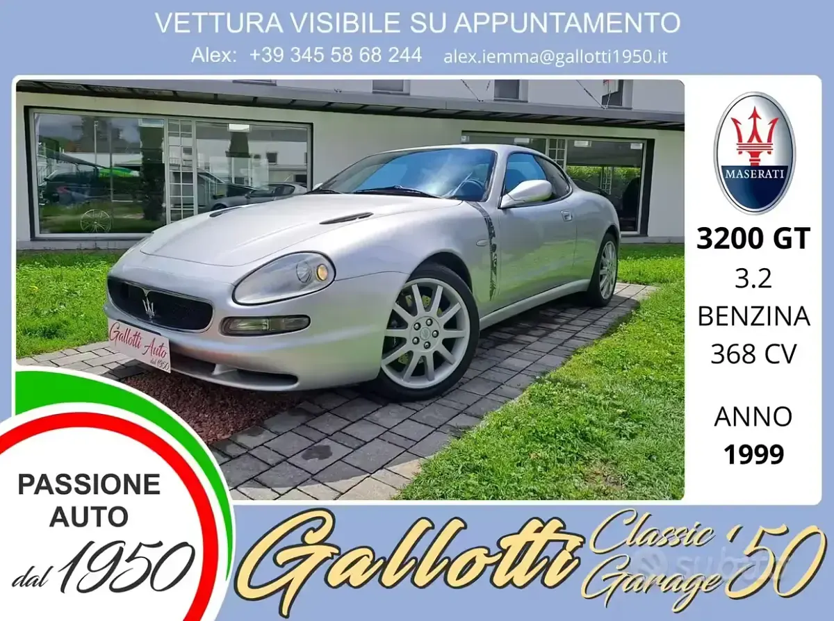 Usata Maserati 3200 GT 368 CV (270 kW) 1999 Coupé