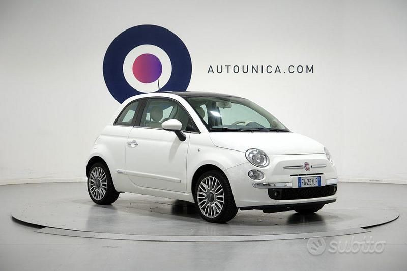 Usata Fiat 500 Lounge 69 CV (50 kW) 2015 Bianco Utilitaria
