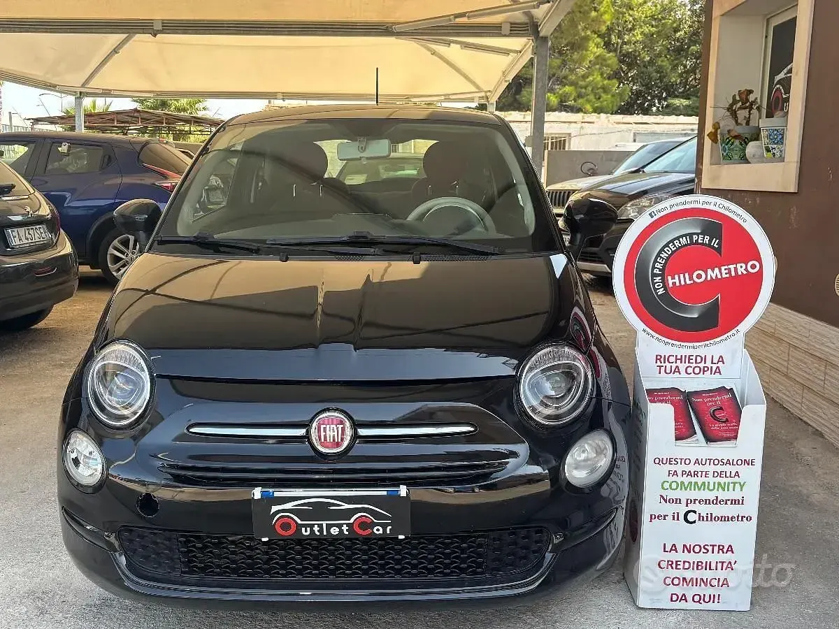 Usata Fiat 500 Mirror 69 CV (50 kW) 2017 Nero Berlina