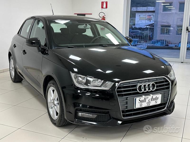 Usata Audi A1 95 CV (69 kW) 2016 Nero Utilitaria