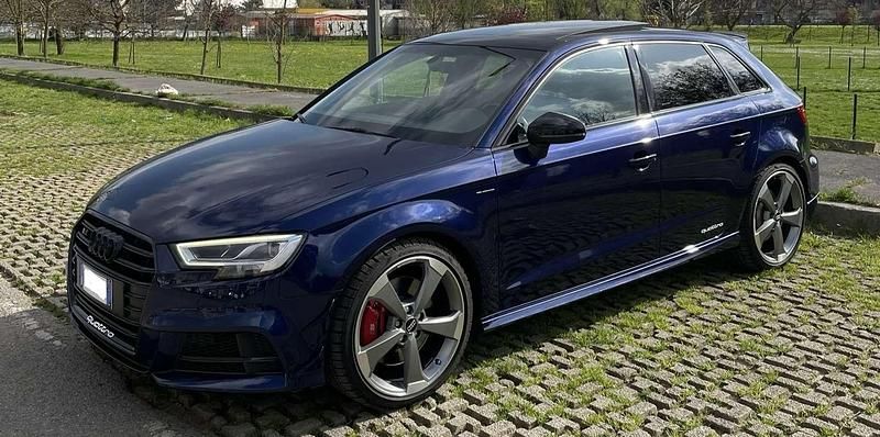 Usata Audi S3 Ambiente 300 CV (220 kW) 2019 Blu/azzurro Berlina
