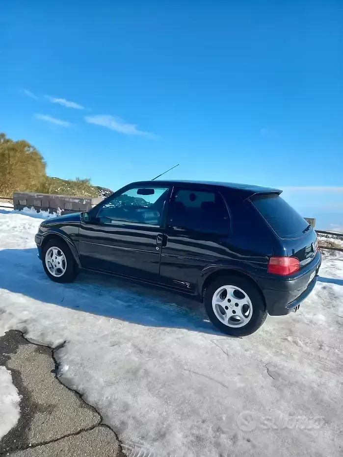 Usata Peugeot 106 Sport 75 CV (55 kW) 1999 Blu Utilitaria