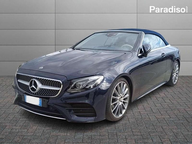 Blu/azzurro Usata 2018 Mercedes E220 Premium Plus Cabrio | 26.900 € (Ottimo prezzo) - Immagine 1/4