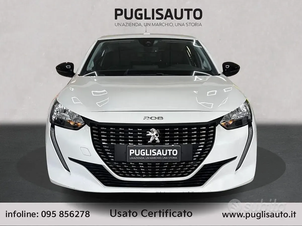 Usata Peugeot 208 Active 101 CV (74 kW) 2022 Bianco Utilitaria