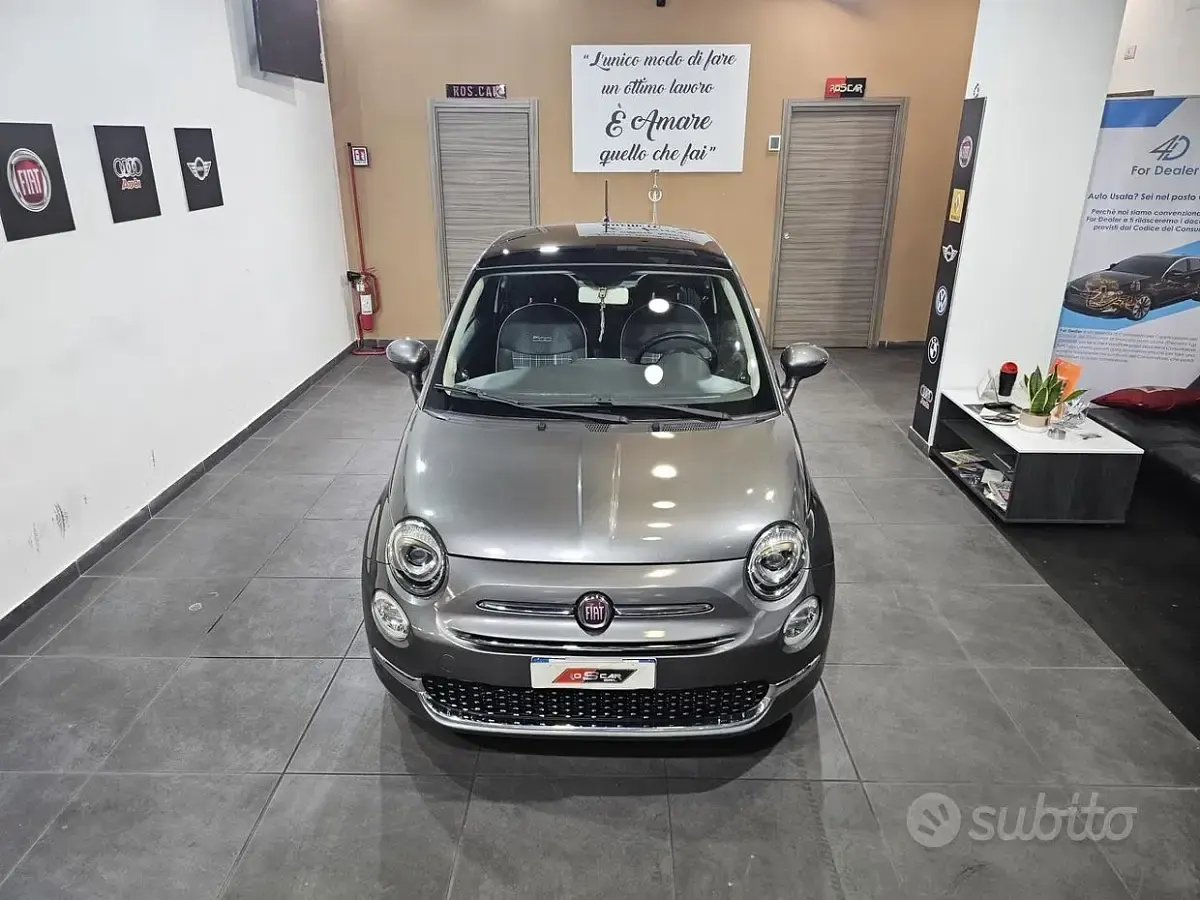 Usata Fiat 500 Lounge 69 CV (50 kW) 2016 Grigio Berlina