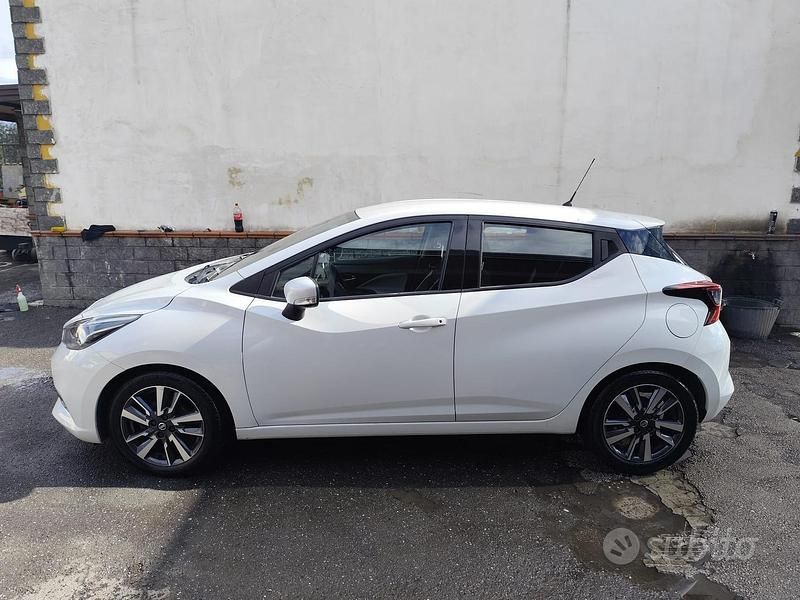 Usata Nissan Micra Acenta 90 CV (66 kW) 2017 Bianco Berlina