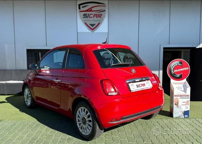 Usata Fiat 500 Lounge 69 CV (50 kW) 2021 Rosso Utilitaria