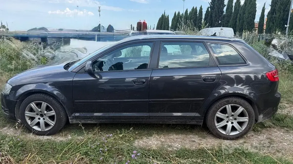 Usata Audi A3 Attraction 140 CV (102 kW) 2009 Grigio Utilitaria