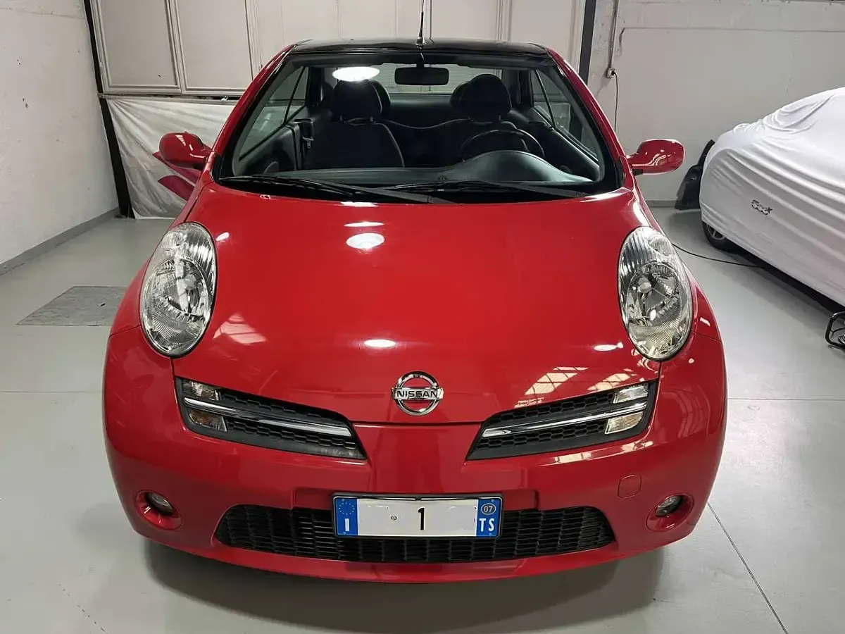 Usata Nissan Micra 64 kW (88 CV) 2007 Rosso Utilitaria