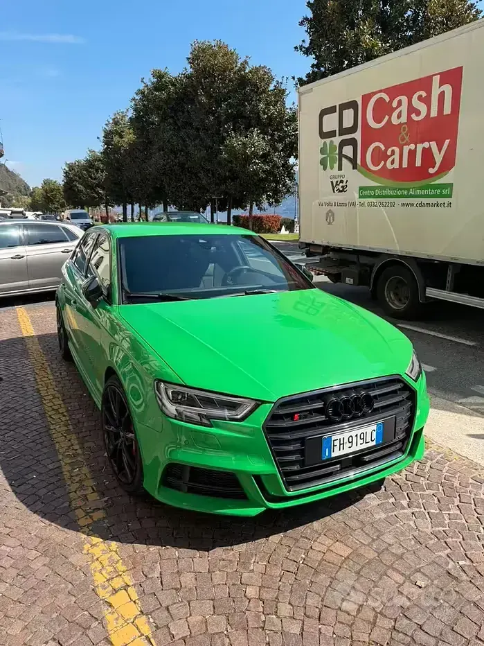 Usata Audi S3 310 CV (228 kW) 2017 Verde Berlina