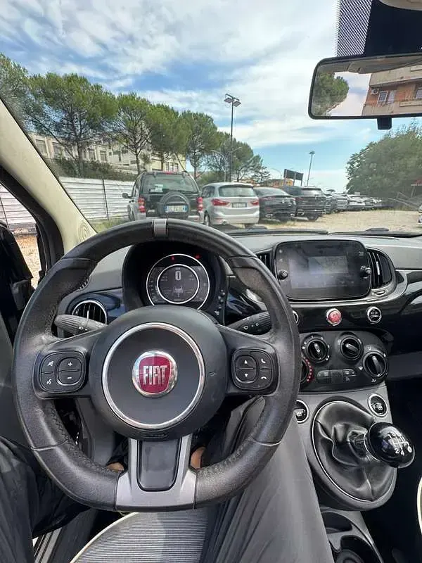 Usata Fiat 500 Lounge 69 CV (50 kW) 2019 Nero Utilitaria