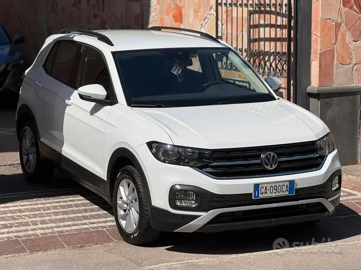 Usata VW T-Cross Style 95 CV (69 kW) 2020 Bianco SUV