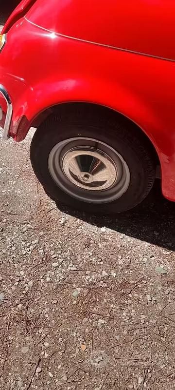 Usata Fiat 500 1970 Rosso Utilitaria