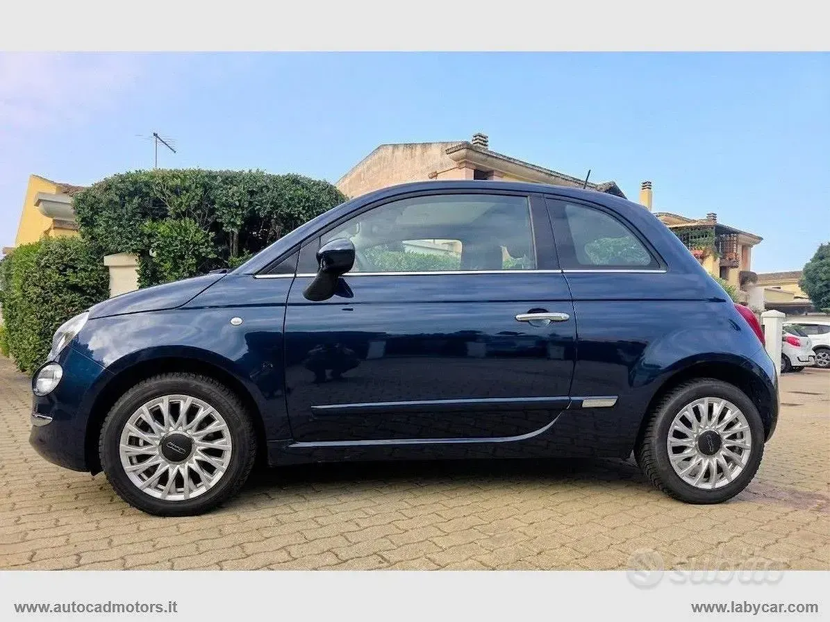 Usata Fiat 500 Lounge 69 CV (50 kW) 2017 Bluazzurro Utilitaria