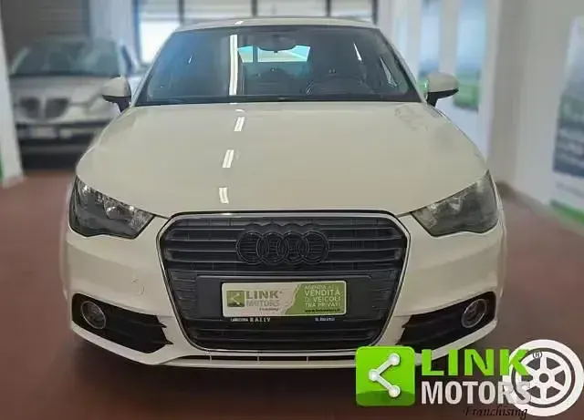 Usata Audi A1 S-Line 90 CV (66 kW) 2013 Bianco Utilitaria